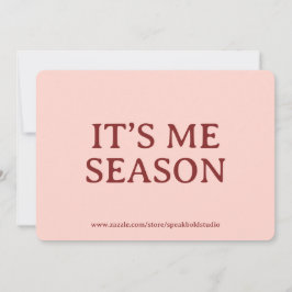 Birthday Card for Her, Custom Self-Love Gift Card シーズンカード