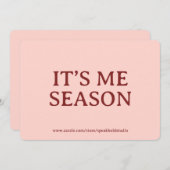 Birthday Card for Her, Custom Self-Love Gift Card シーズンカード (正面/裏面)