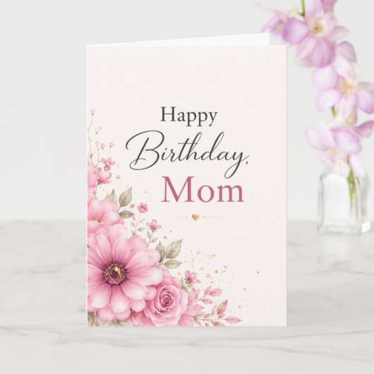 Birthday Card for Mom カード (蘭)