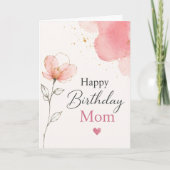 Birthday Card for Mom カード (正面)
