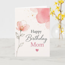 Birthday Card for Mom カード