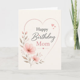 Birthday Card for Mom カード