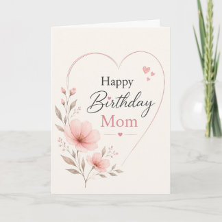 Birthday Card for Mom カード