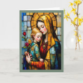 Birthday Card for Mom Religious カード (黄色い花)