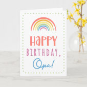 Birthday Card for Opa カード (黄色い花)