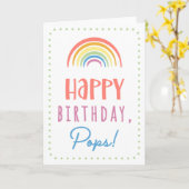 Birthday Card for Pops カード (黄色い花)