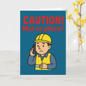 Birthday card for the man never off his phone カード (黄色い花)
