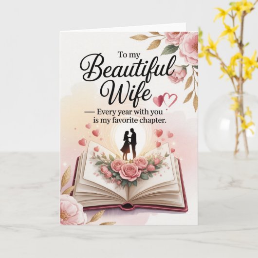 Birthday Card for Wife カード (黄色い花)