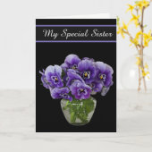 Birthday Card-My Special Sister Card カード (黄色い花)