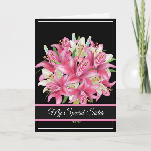 Birthday Card-My Special Sister Card カード (正面)
