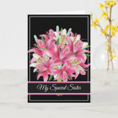 Birthday Card-My Special Sister Card カード (黄色い花)