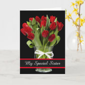 Birthday Card-My Special Sister Card カード (黄色い花)