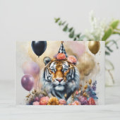 Birthday Card Party Tiger Personalize シーズンカード (スタンド正面)