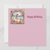 BIRTHDAY CARD ~ Pink Fairy ~  (裏面)