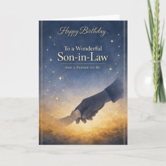 Birthday Card Son In Law - Father to be カード