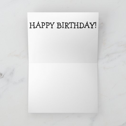 Birthday Card: Two Guinea Pigs カード (内部)