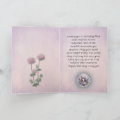 Birthday card, Wrapped in Flowers, Wrapped in Joy カード (内部)