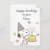 birthday cards 出欠カード (正面/裏面)