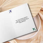 Birthday Cat Pilot Aviator Cool Funny Aviation カード