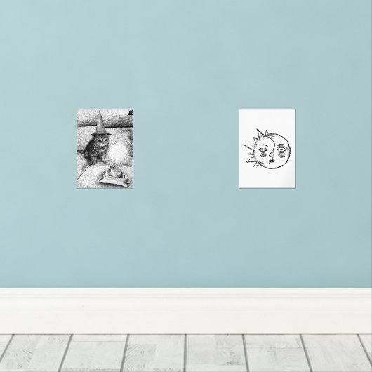 Birthday Cat & Sun and Moon (ウッドフロア)