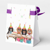 Birthday Cavalier King Charles Spaniel フェイバーボックス (裏面サイド)