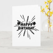  Birthday Celebration  カード (黄色い花)