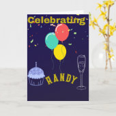 BIRTHDAY CELEBRATION CARD カード (黄色い花)