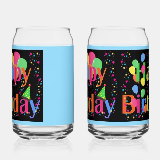 Birthday Celebration...party on! ガラス缶 (左)
