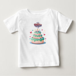 Birthday Celebration Time Let’s Party ベビーTシャツ