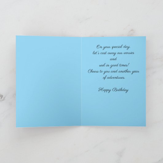 Birthday Cheers カード (内部)