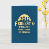 Birthday Cheers カード (黄色い花)