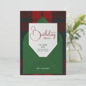 Birthday Christmas 招待状 (スタンド正面)