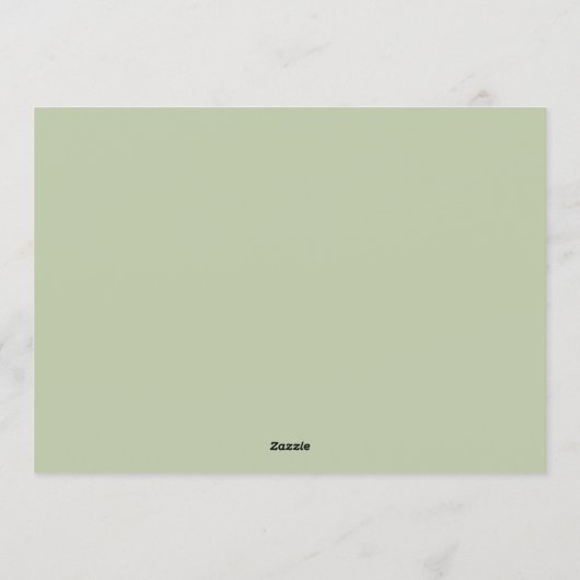 Birthday christmas ornament  招待状 (裏面)