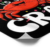Birthday Crab Party Tee Crabs Lover Birthday Crab  ポスター (角)