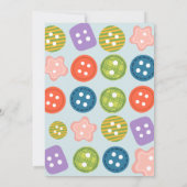 Birthday craft and art Invitation 招待状 (裏面)