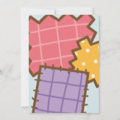 Birthday craft and art Invitation 招待状 (裏面)