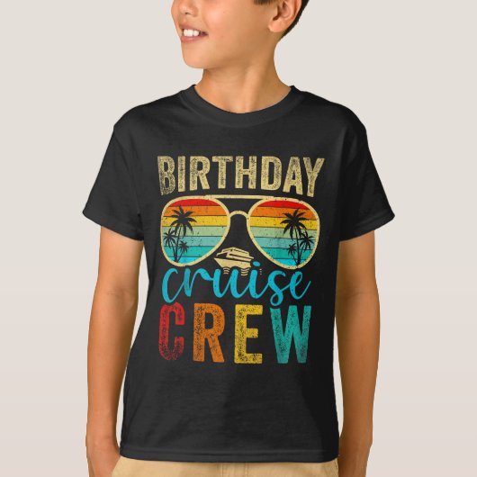 Birthday Cruise Crew Cruise Birthday Cruising Trip Tシャツ (正面)