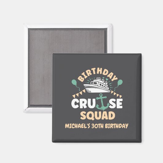 Birthday Cruise Squad  マグネット (正面/裏面)