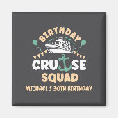 Birthday Cruise Squad  マグネット (正面)