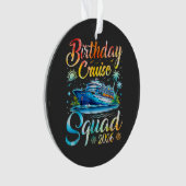 Birthday Cruise Squad 2026 オーナメント (正面)