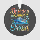 Birthday Cruise Squad 2026 オーナメント (正面)