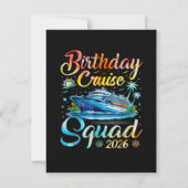 Birthday Cruise Squad 2026 案内状 (裏面)