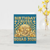 Birthday Cruise Squad 2026 Golden Party Cruising V カード (黄色い花)