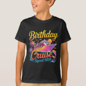 Birthday Cruise Squad 2026 Vacation Summer Trip Fa Tシャツ (正面)