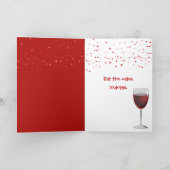 Birthday Cupcake In a Red Shoe カード (内部)