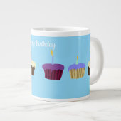 Birthday Cupcakes Jumbo Mug ジャンボコーヒーマグカップ (正面右)