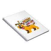 Birthday Dog Love Party Illustration ノートブック (右側)