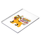 Birthday Dog Love Party Illustration ノートブック (左側)