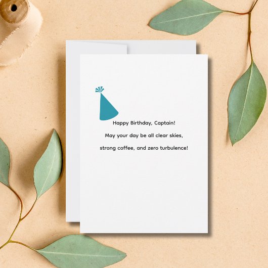 Birthday Dog Pilot Aviator Sunglasses Plane Funny カード