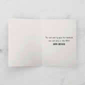 Birthday Dog Tail with Sunglasses  カード (内部)